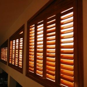 Hardwood Window Louvers